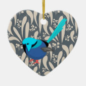Fairy Wren Keramisch Ornament (Voorkant)