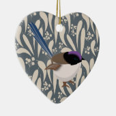 Fairy Wren Keramisch Ornament (Rechts)
