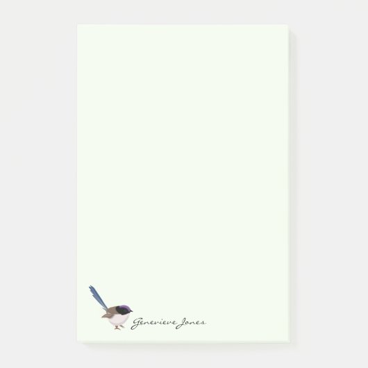Fairy Wren Post-it® Notes (Voorkant)