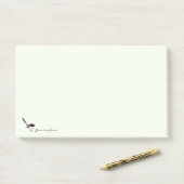 Fairy Wren Post-it® Notes (Op bureau)