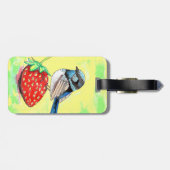 Fairy Wren schilderij Bagagelabel (Achterkant horizontaal)