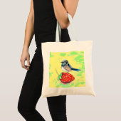 Fairy Wren schilderij Tote Bag (Voorkant (product))