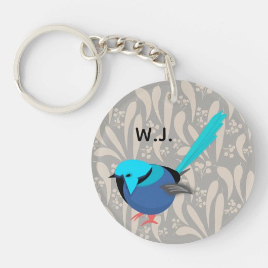 Fairy Wren Sleutelhanger (Voorkant)