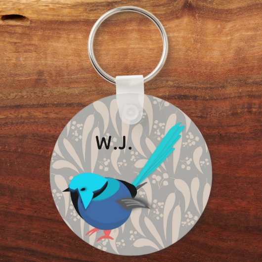 Fairy Wren Sleutelhanger (Voorkant)