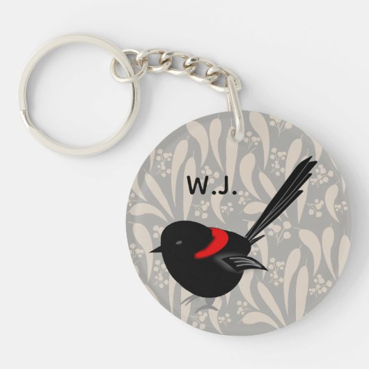 Fairy Wren Sleutelhanger (Voorkant)