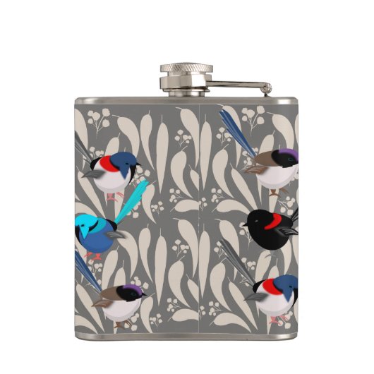 Fairy Wrens Heupfles (Achterkant)