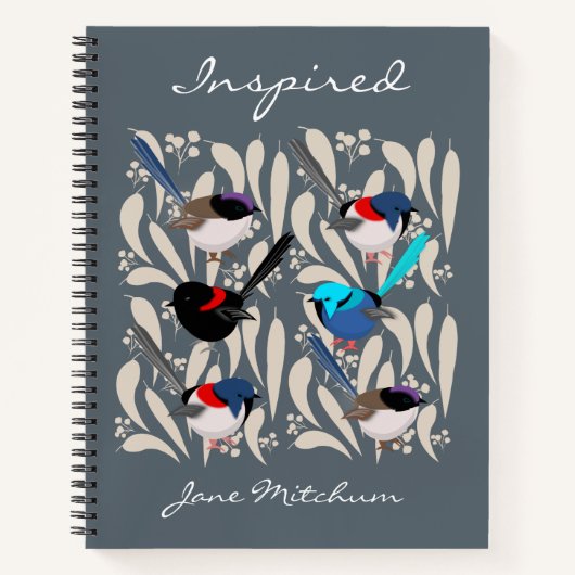 Fairy Wrens Notitieboek (Voorkant)