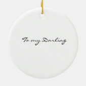 Fairy Wrens Photo Lijst Keramisch Ornament (Achterkant)