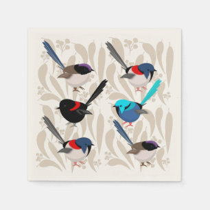 Fairy Wrens Servetten