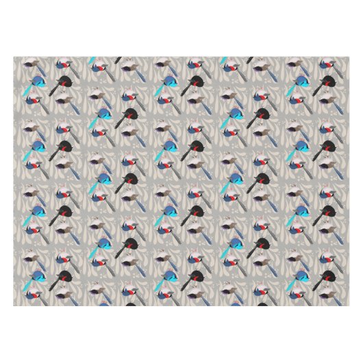 Fairy Wrens Tafelkleed (Voorkant (Horizontaal))