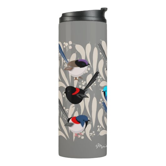 Fairy Wrens Thermosbeker (Gedraaid links)