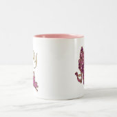 Fairy Y Monogram Tweekleurige Koffiemok (Center)