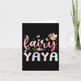 Fairy Yaya Magische Bloemen Verjaardag Meisje Spro Kaart
