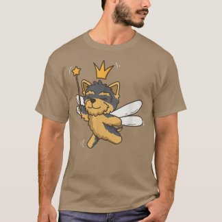 Fairy Yorkshire Terrier Dog Mystical Pet Fairy Lov T-shirt