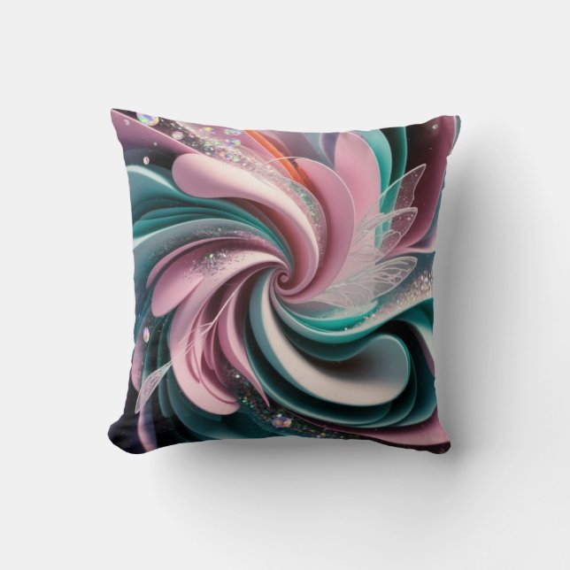 Fairycore abstract sprookje wonderland kussen (Voorkant)