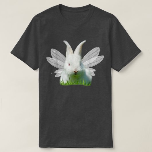 Fairycore Aesthetic Cute Fairy Bunny Rabbit Faecor T-shirt (Design voorkant)