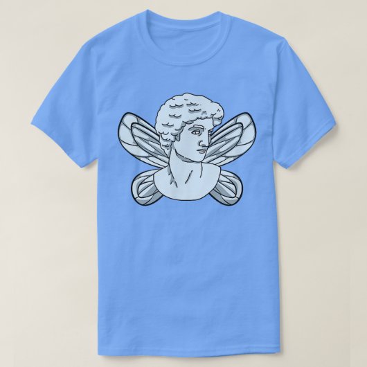 Fairycore Aesthetic Fairy Core Grunge David by Mic T-shirt (Design voorkant)