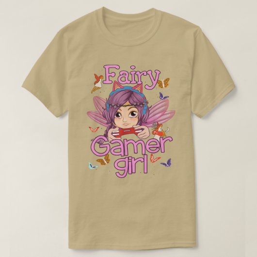 Fairycore Aesthetic Fairy Core Grunge Video Gamer T-shirt (Design voorkant)