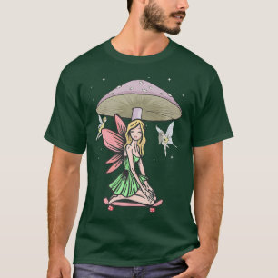 Fairycore Aesthetic Fairy Grunge Skateboarden Mus T-shirt
