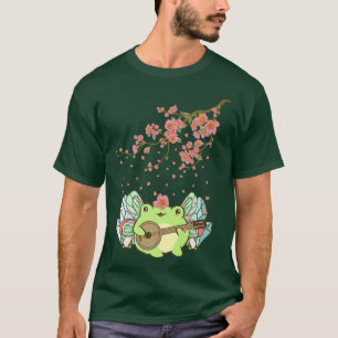 Fairycore Aesthetic Fairy Kikker die Banjo Cherr s T-shirt