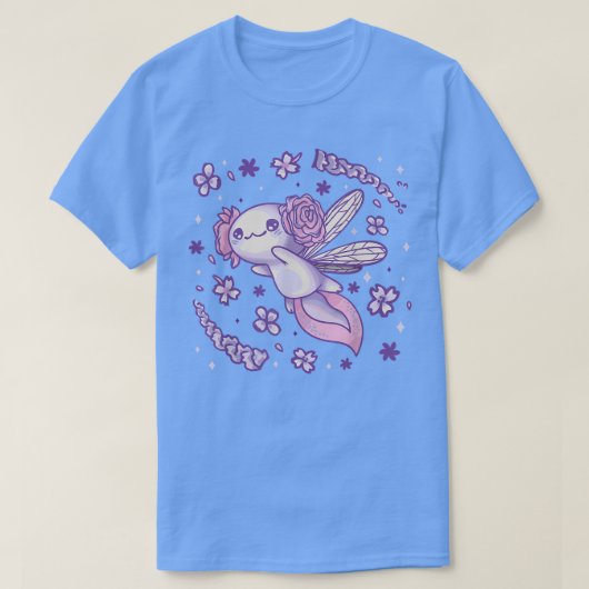 Fairycore Aesthetica Kawaii Aolotl Fairy T-shirt (Design voorkant)
