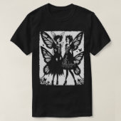 Fairycore Aesthetica Skeleton Fairy Gothic Gothic T-shirt (Design voorkant)