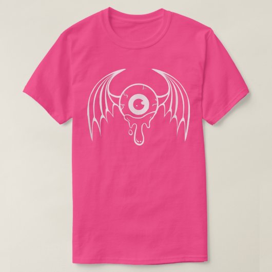 Fairycore Aesthetisch Fairy Eyeball Blood Drip Wei T-shirt (Design voorkant)