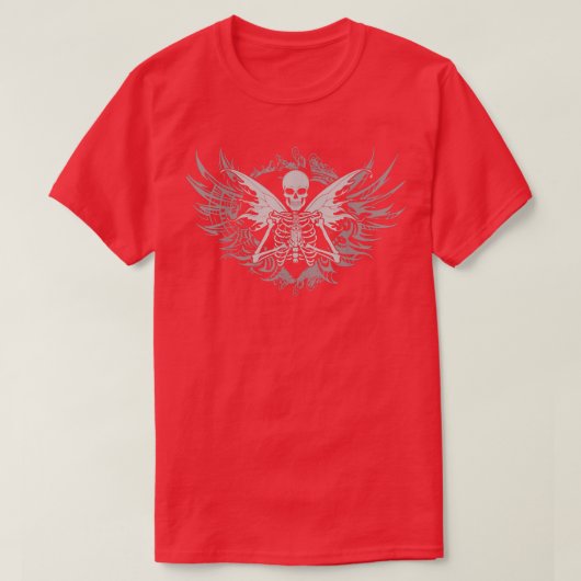 Fairycore Aesthetisch Skeleton Fairy Grunge Butter T-shirt (Design voorkant)