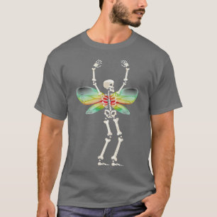 Fairycore Aesthetisch Skeleton Fairycore Grunge Go T-shirt