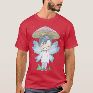 Fairycore Aesthetische Chibi Fairy Anime Boy Angel T-shirt
