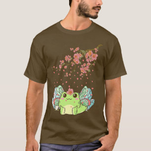 Fairycore Aesthetische Cute Kawaii Fairy Frog Cher T-shirt