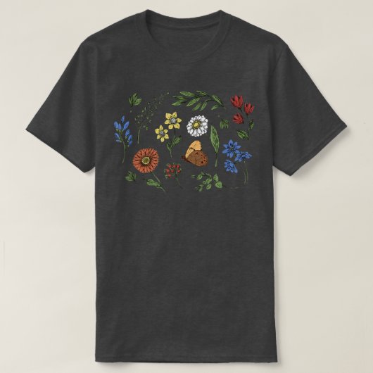 Fairycore Aesthetische Fairge Grunge Cottcore Goth T-shirt (Design voorkant)