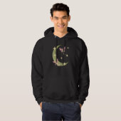 Fairycore Aesthetische Fairy Core Grunge Crescent Hoodie (Voorkant volledig)