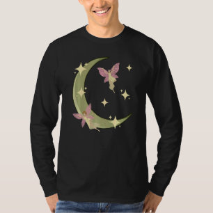 Fairycore Aesthetische Fairy Core Grunge Crescent  T-shirt