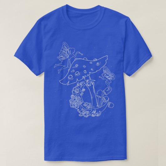 Fairycore Aesthetische Fairy Core Grunge Mushroom T-shirt (Design voorkant)