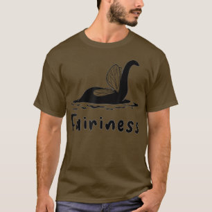 Fairycore Aesthetische Fairy Loch Ness Monster Fai T-shirt