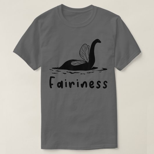 Fairycore Aesthetische Fairy Loch Ness Monster Fai T-shirt (Design voorkant)