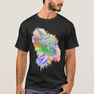 Fairycore Aesthetische Fairy Waterverf Splash Pain T-shirt