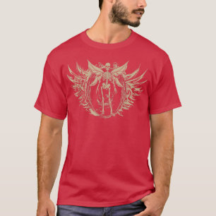Fairycore Aesthetische Gothic Fairy Wings Skeleton T-shirt