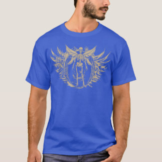 Fairycore Aesthetische Gothic Fairy Wings Skeleton T-shirt