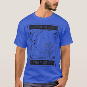 Fairycore Aesthetische Gothic Tarot Kaart The Moon T-shirt