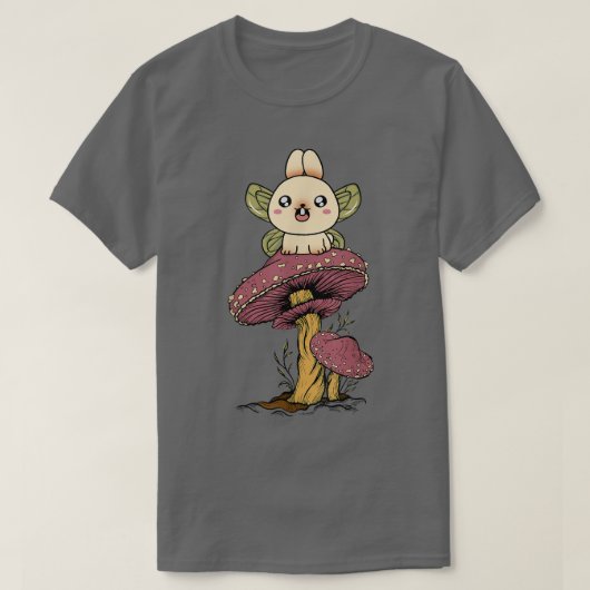 Fairycore Aesthetische Kawaii Fairy Bunny Rabbit o T-shirt (Design voorkant)