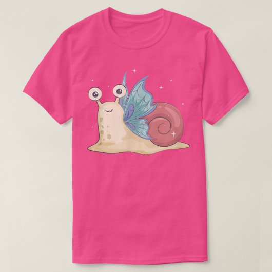Fairycore Aesthetische Stapelslak Slug Faecore T-shirt (Design voorkant)