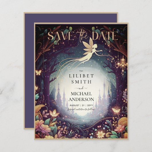 Fairycore Bewaar de datum Fairytale Glow Up Fairy (Voorkant / Achterkant)