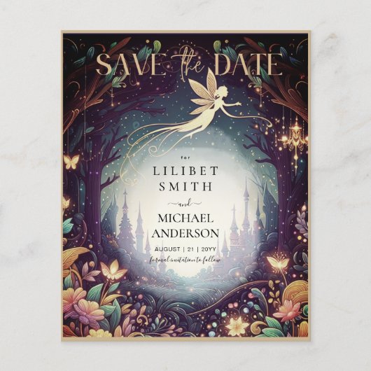 Fairycore Bewaar de datum Fairytale Glow Up Fairy (Voorkant)