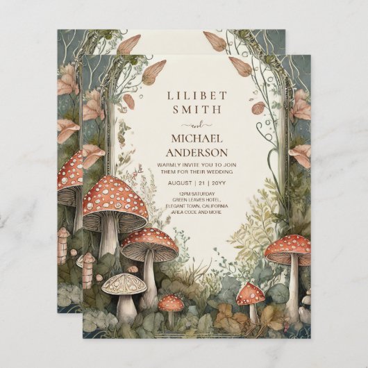 FAIRYCORE BRUILOFT  Natuur Loving Fairytale (Voorkant / Achterkant)