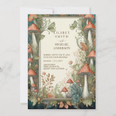 FAIRYCORE BRUILOFT  Natuur Loving Fairytale Kaart (Voorkant)