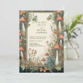 FAIRYCORE BRUILOFT  Natuur Loving Fairytale Kaart (Staand voorkant)