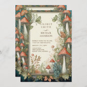 FAIRYCORE BRUILOFT  Natuur Loving Fairytale Kaart (Voorkant / Achterkant)