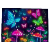 Fairycore-Butterflies Bloemen en Paddestoelen Groot Cadeauzakje (Achterkant)